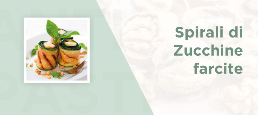 Spirali di zucchine farcite - Ricette di Vincenzo Caputo SRL