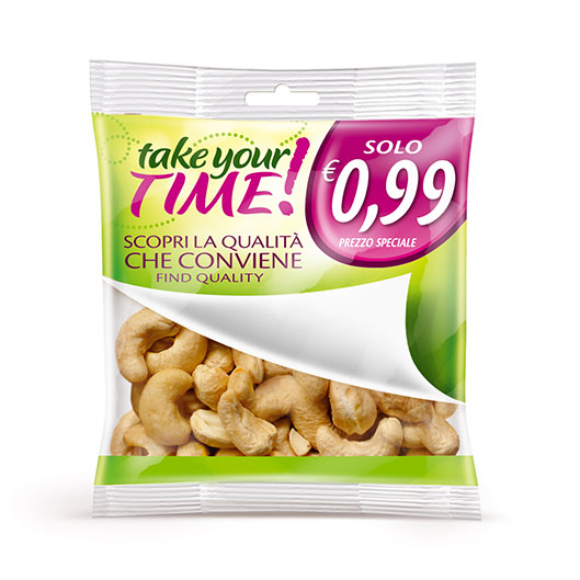 Salt Cashews 0,99 - Take your Time | Vincenzo Caputo SRL