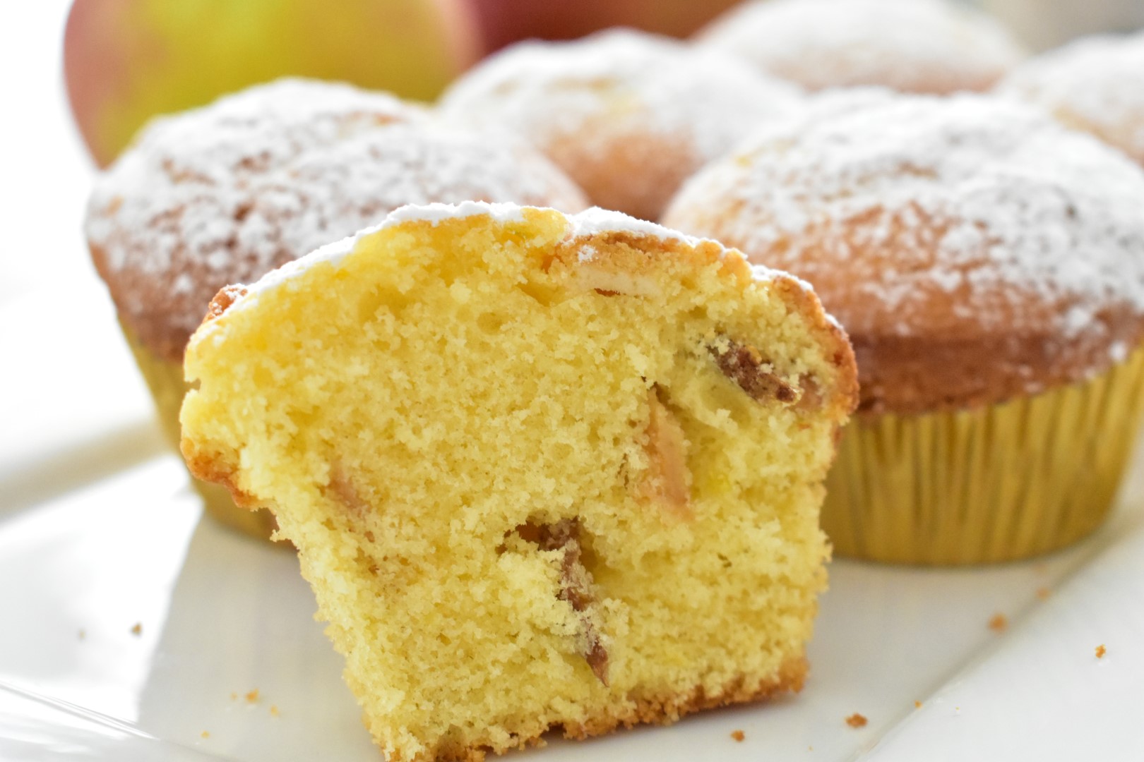 Ricetta Muffins alle mele e pere disidratate