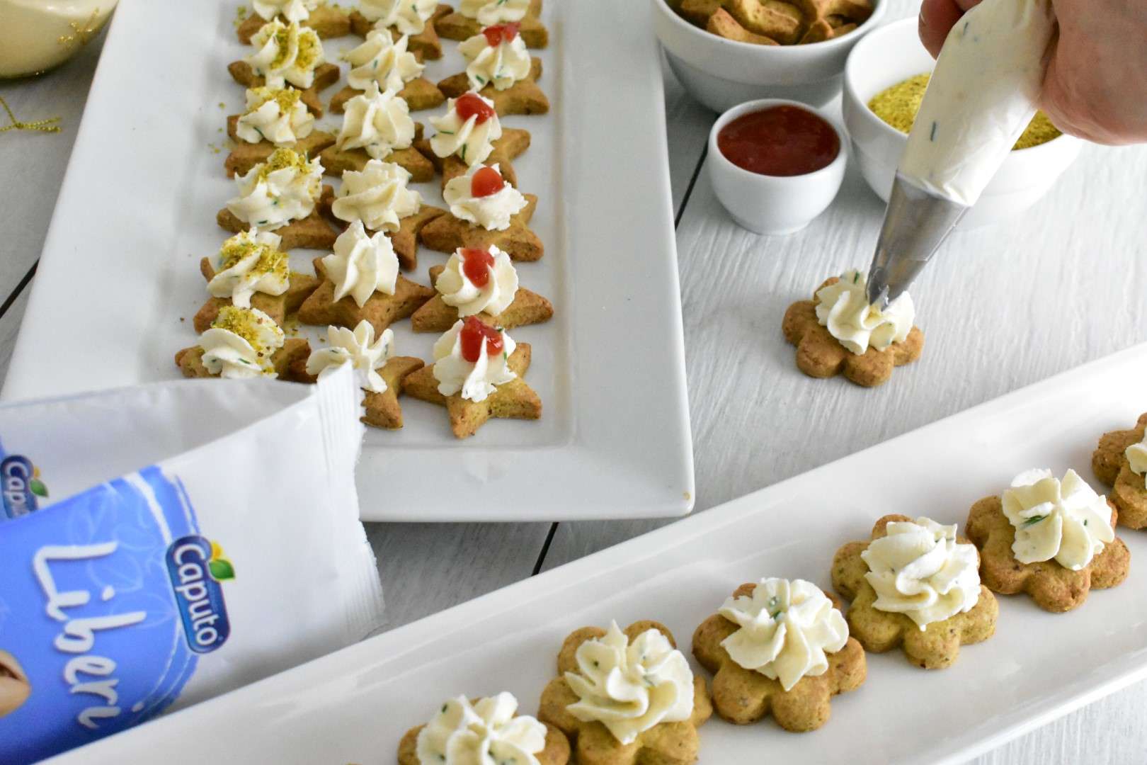 Preparazione Biscotti al Pistacchio e crema di Rabioli | Vincenzo Caputo Srl